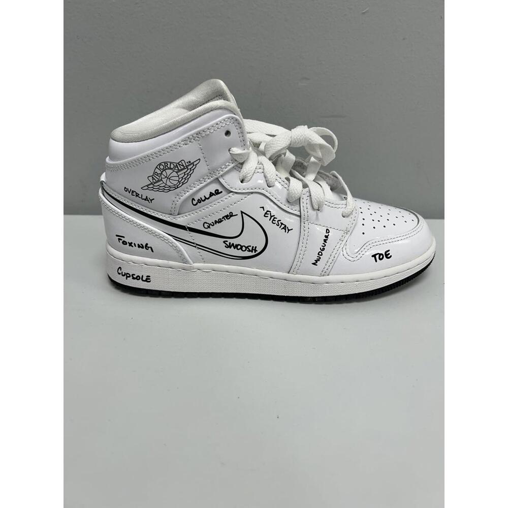 Nike Air Jordan 1 Mid Schematic Sneakers
